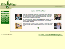 Tablet Screenshot of littlelefties.com